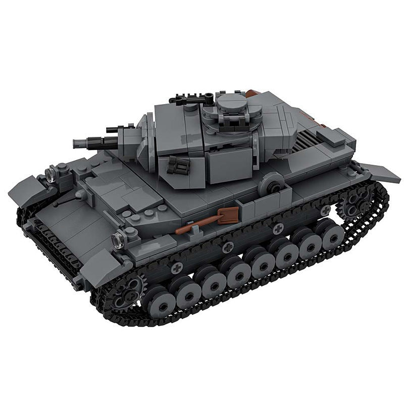 Panzer IV D Tank MOC Building Kit | WWII Medium Tank Model - 1