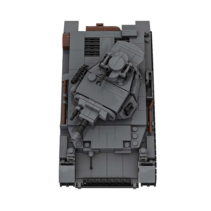 Panzer IV D Tank MOC Building Kit | WWII Medium Tank Model - 6