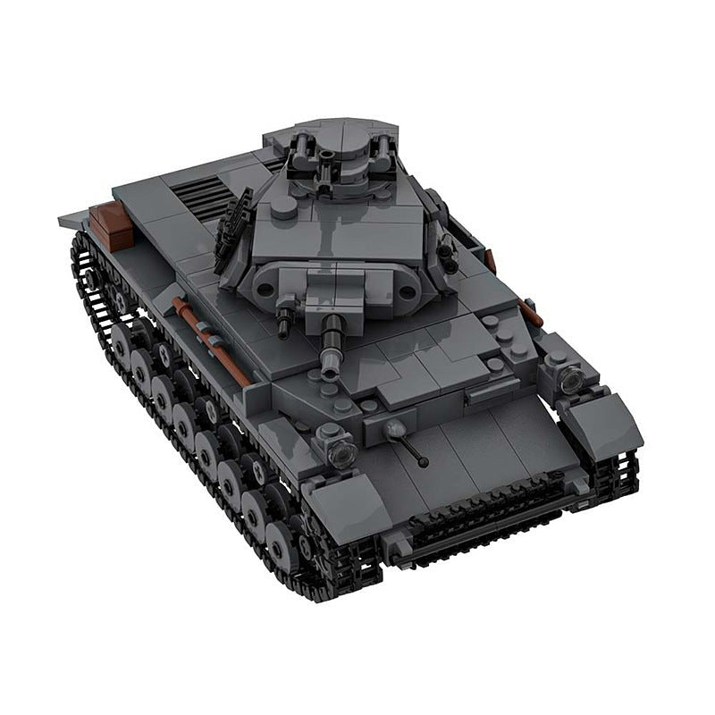 Panzer IV D Tank MOC Building Kit | WWII Medium Tank Model - 7