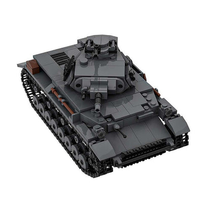 Panzer IV D Tank MOC Building Kit | WWII Medium Tank Model - 7