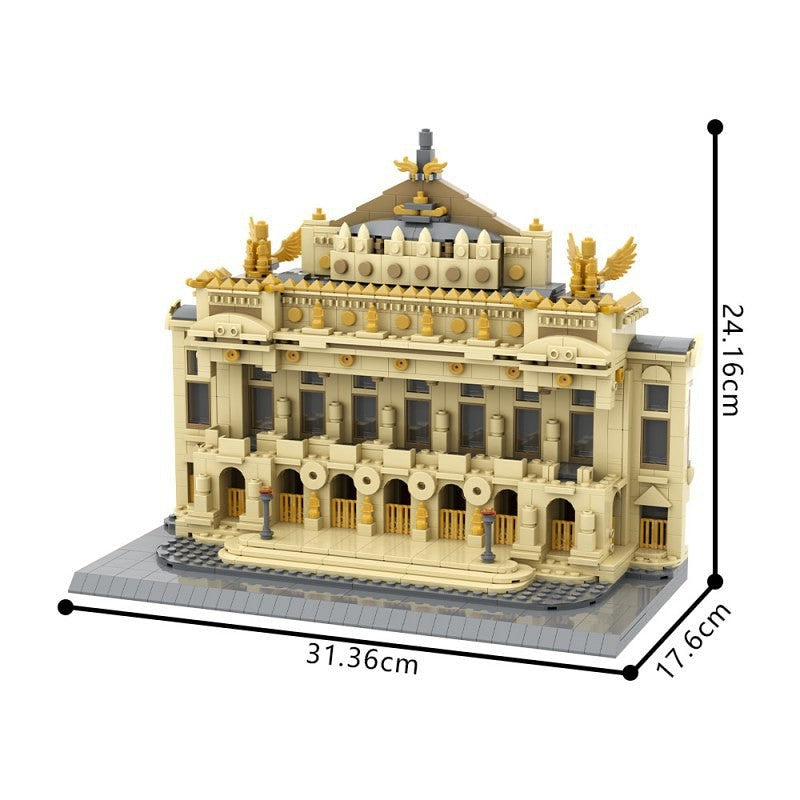 Paris Opera House Palais Garnier MOC Architecture Building Kit - 4