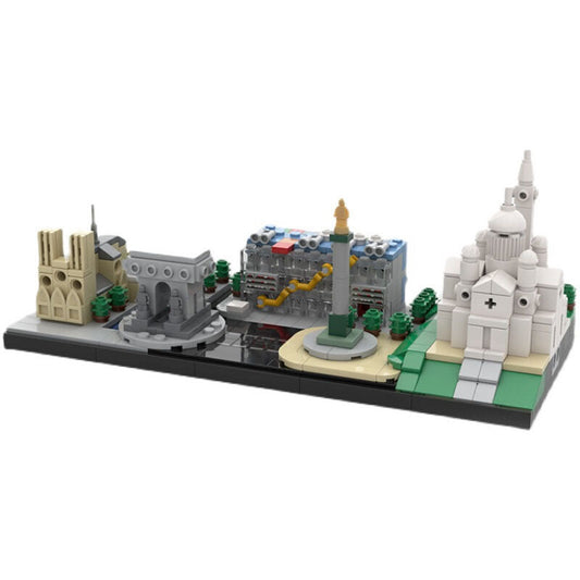 Paris Skyline Building Kit | LEGO-Compatible MOC - 1