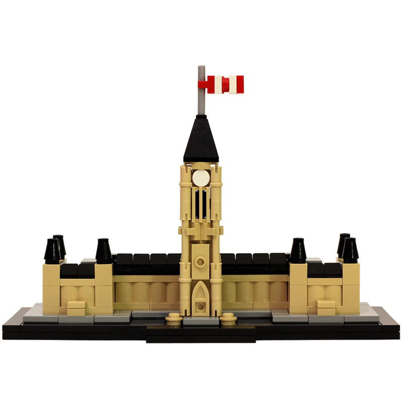 Parliament Buildings of Canada Building Kit | LEGO-Compatible MOC - 1