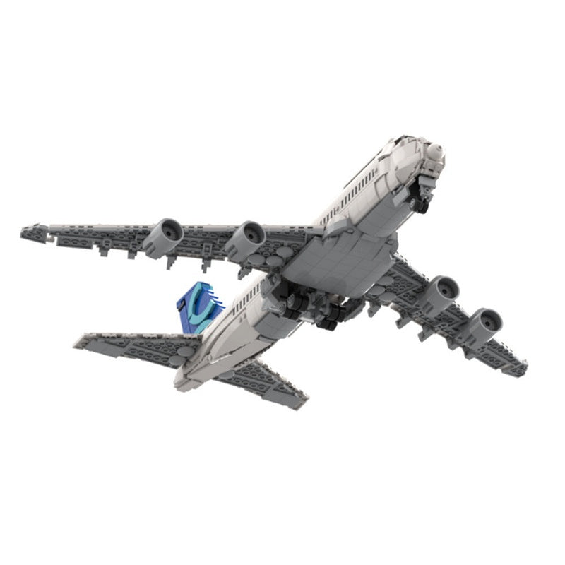 Passenger Airplane MOC Building Kit | Inspired by 747 Aircraft Model - 2