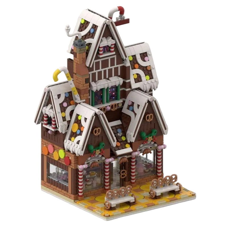 Pastry Shop Building Kit | Winter Village | Compatible MOC - 1