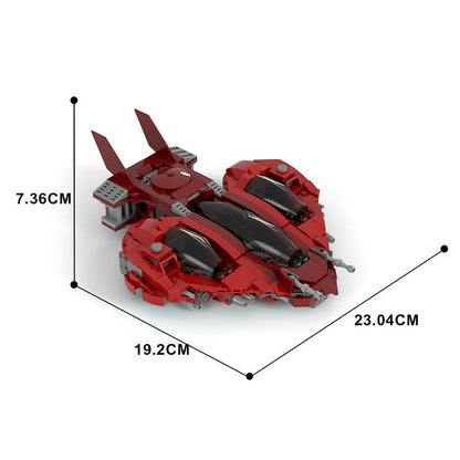 Pata'Herz MOC Exploration Craft Spaceship Building Kit | Deep Space Vehicle - 4