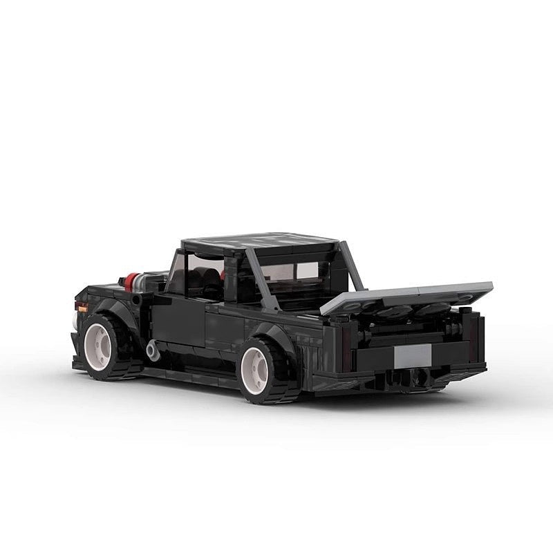 Performance Drift Pickup Truck MOC Building Kit | 8-Wide Vehicle Model - 4