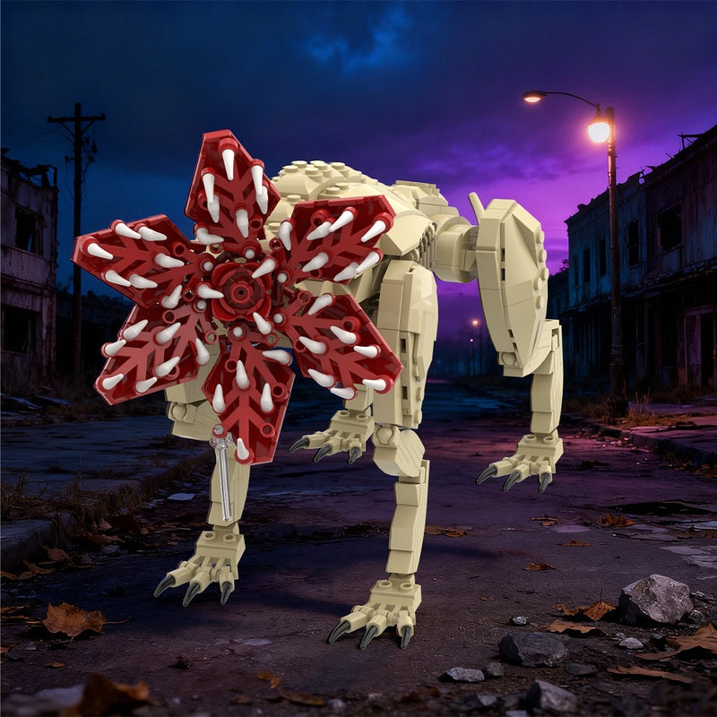 Petal-Maw Alien Hound Creature MOC Building Kit - 5