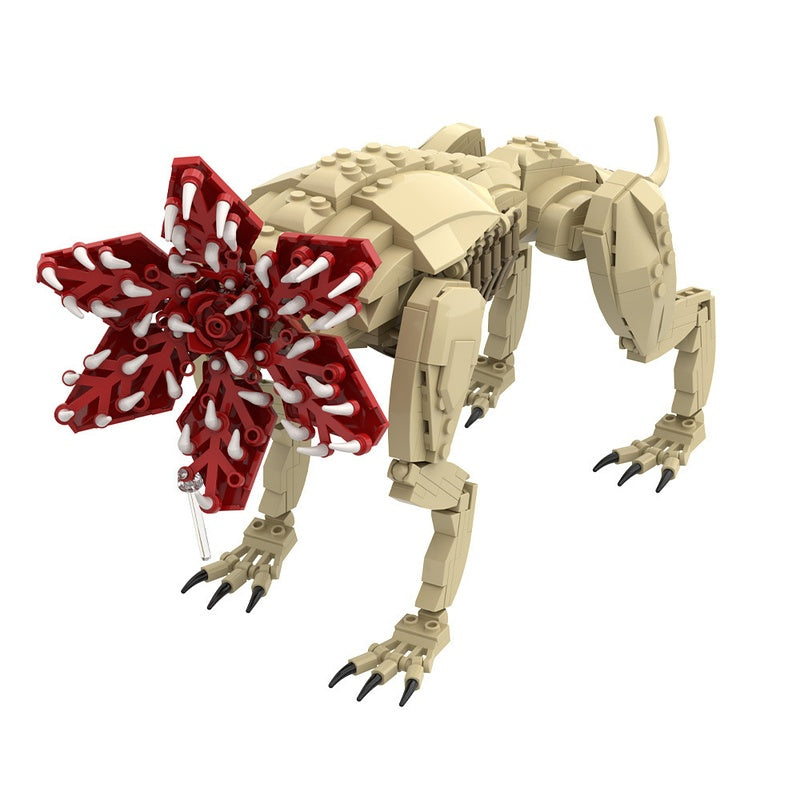 Petal-Maw Alien Hound Creature MOC Building Kit - 7
