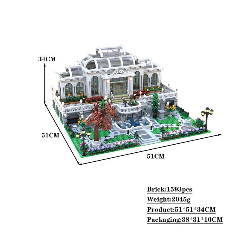 Petit Botanic Palace Garden MOC Building Kit | Botanical Display Model - 4