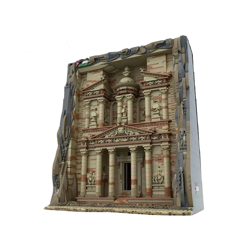Petra Treasury MOC Ancient Rock-Cut Architecture Building Kit - 1