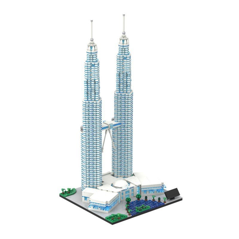 Petronas Twin Towers Building Kit | Compatible MOC - 2