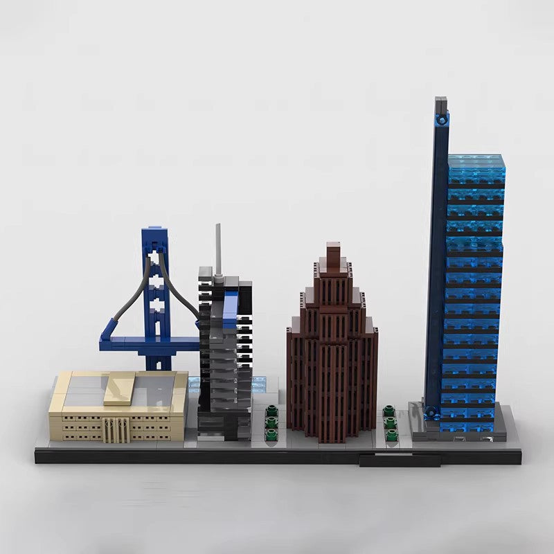 Philadelphia Skyline Building Kit | LEGO-Compatible MOC - 2