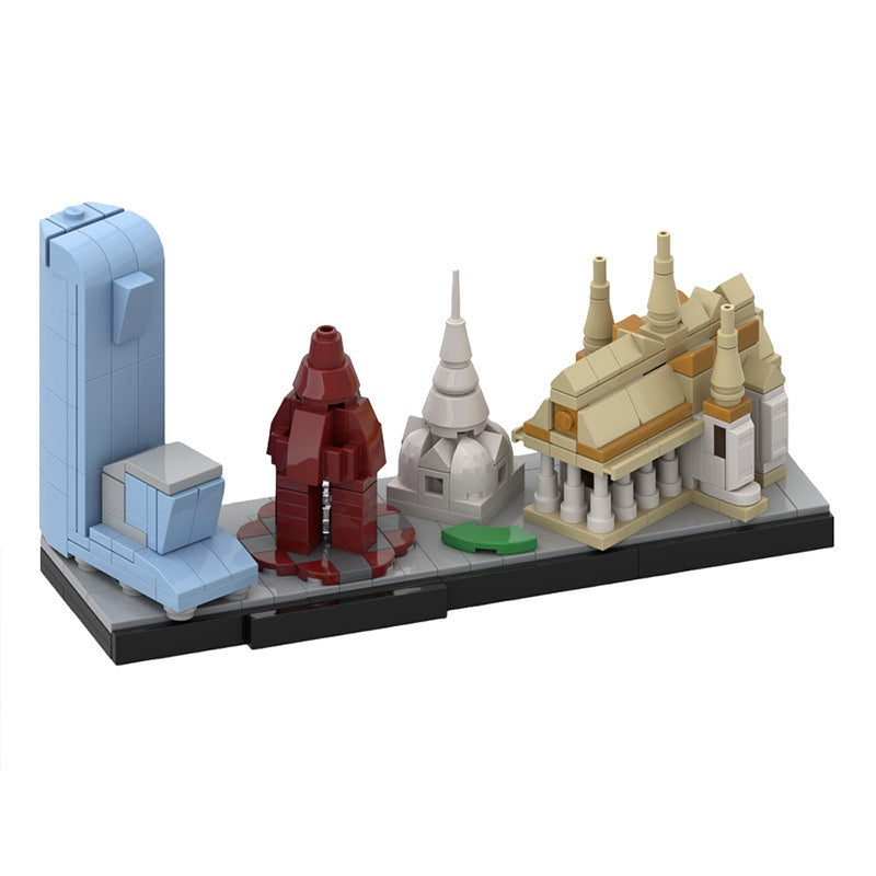 Phnom Penh Architecture Skyline Building Kit | LEGO-Compatible MOC - 4