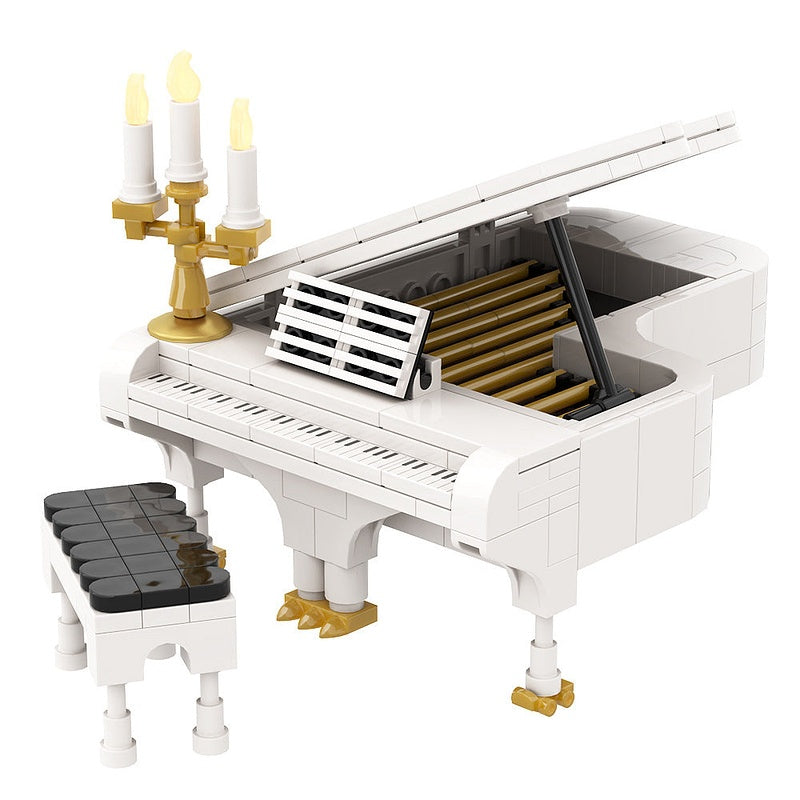 Piano MOC Building Kit | Elegant Musical Instrument Display Model - 2