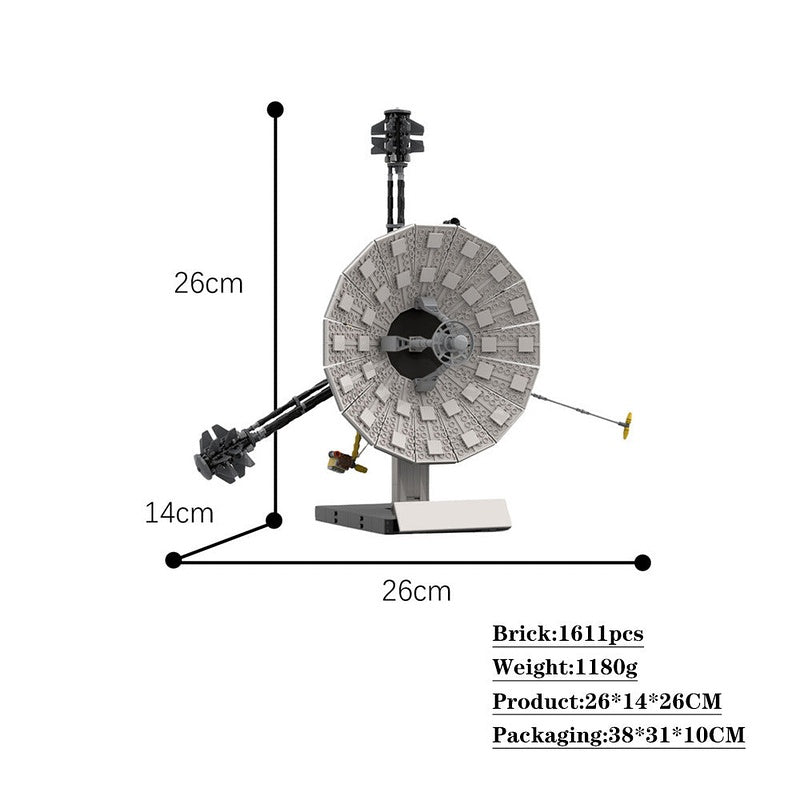 Pioneer 10-11 Space Probe MOC Building Kit | 1:12 Scale Deep Space Explorer Model - 3