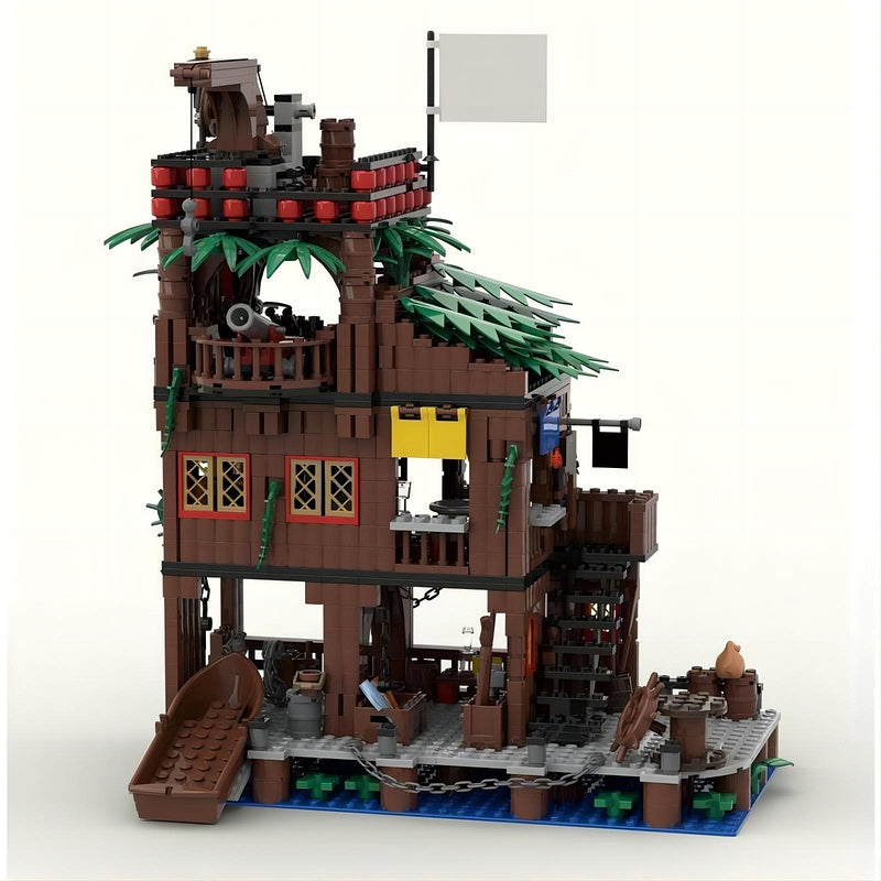 Pirate Harbor Tavern MOC Building Kit - 2