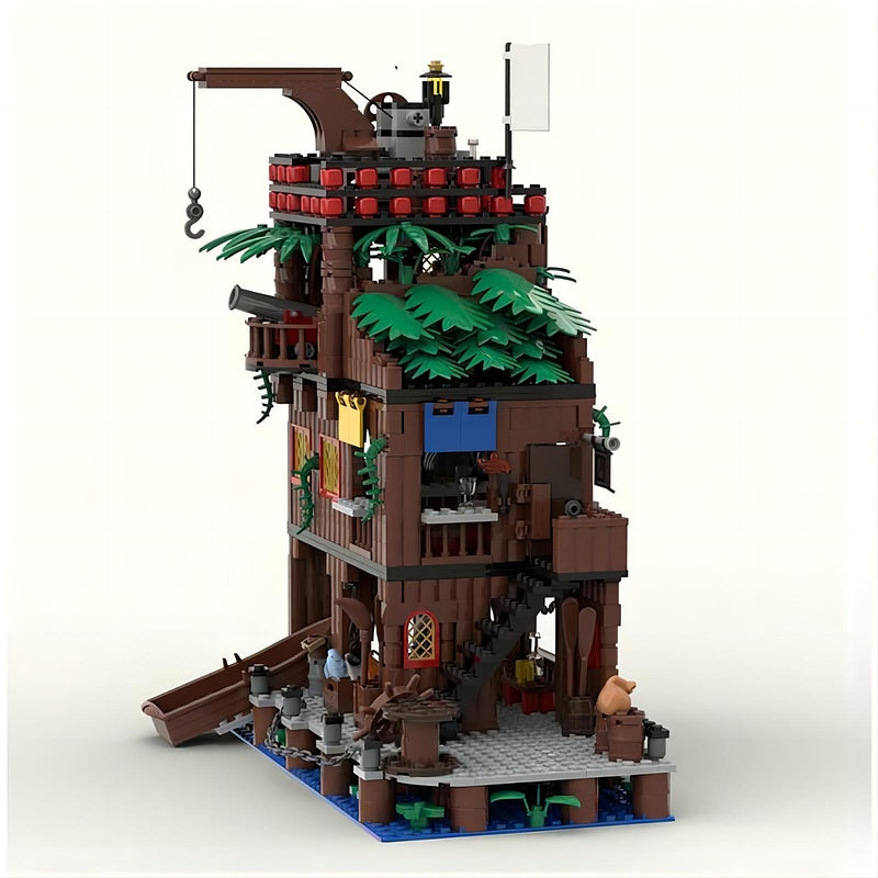 Pirate Harbor Tavern MOC Building Kit - 4