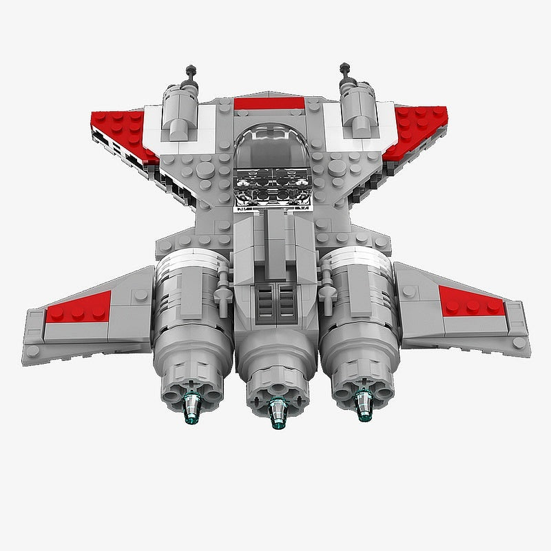 Pirate Snubfighter MOC Spacecraft Building Kit | Sci-Fi Starfighter - 2