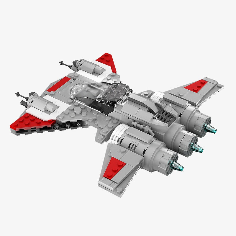 Pirate Snubfighter Space Pirate Starfighter Building Kit | LEGO-Compatible MOC - 6