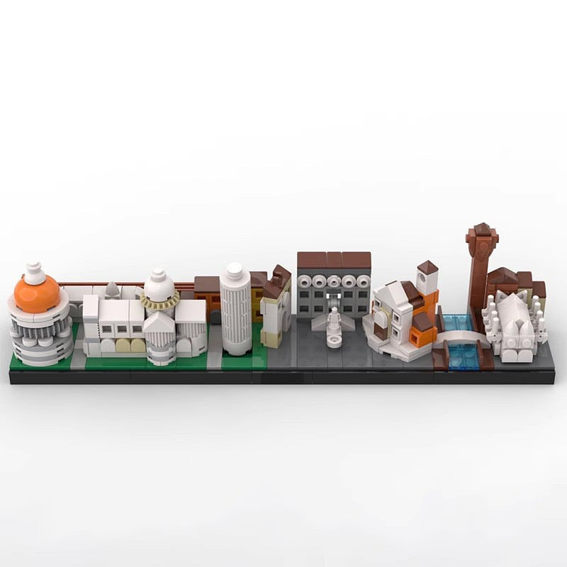 Pisa Skyline MOC Architecture Building Kit - 3