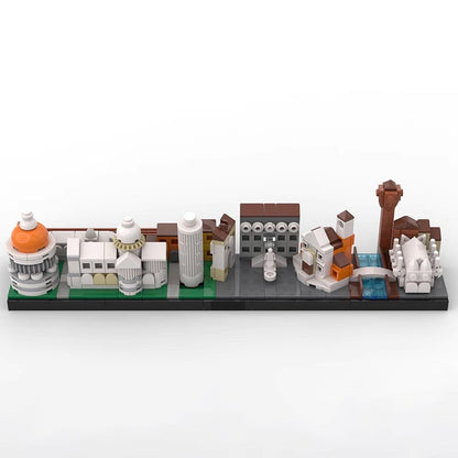Pisa Skyline MOC Architecture Building Kit - 3