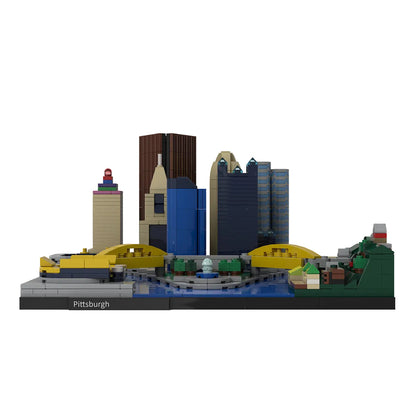 Pittsburgh Skyline Building Kit | LEGO-Compatible MOC - 1