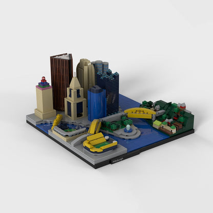 Pittsburgh Skyline MOC Building Kit | City Architecture Model - 6