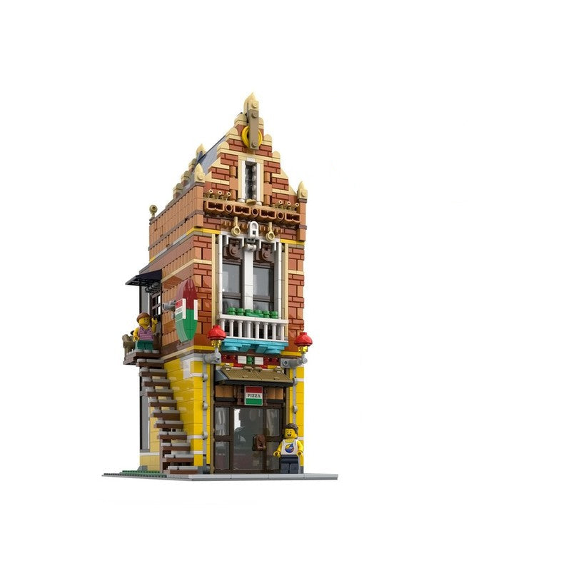 Pizzeria Building Kit | LEGO-Compatible MOC - 3