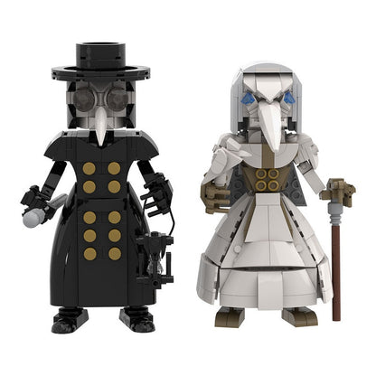 Plague Doctor Character MOC Building Kit | Historical Figure Model - 7