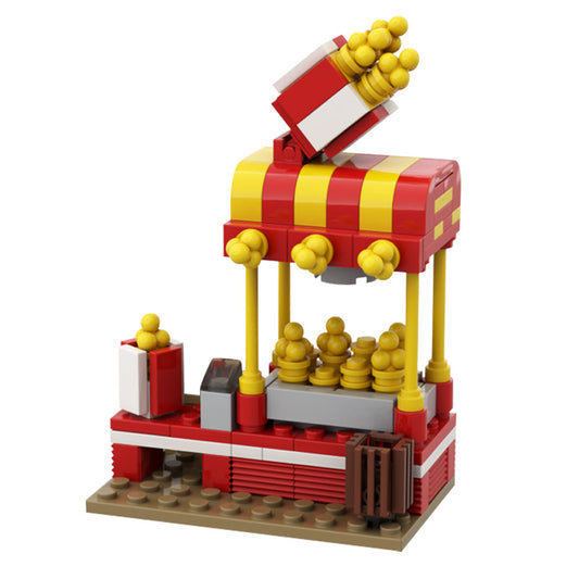 Popcorn Stand Building Kit | LEGO-Compatible MOC - 1