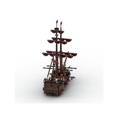 Port Sauvage Loup de Mer Pirate Ship MOC Building Kit | Fantasy Vessel - 4