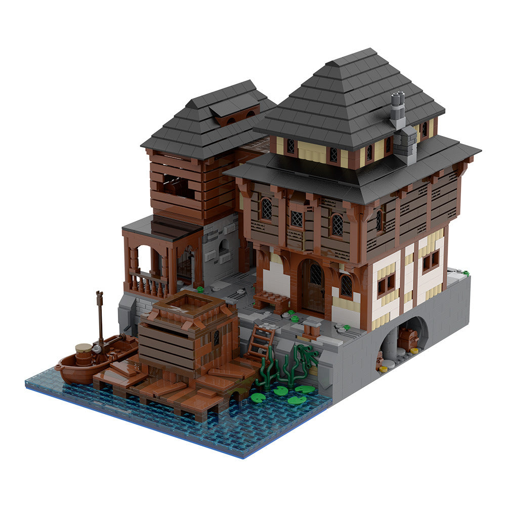 Port Tavern MOC Building Kit | LEGO-Compatible MOC - 1
