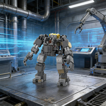 post-apocalypse survivor mech building kit | moc-235811 - 1
