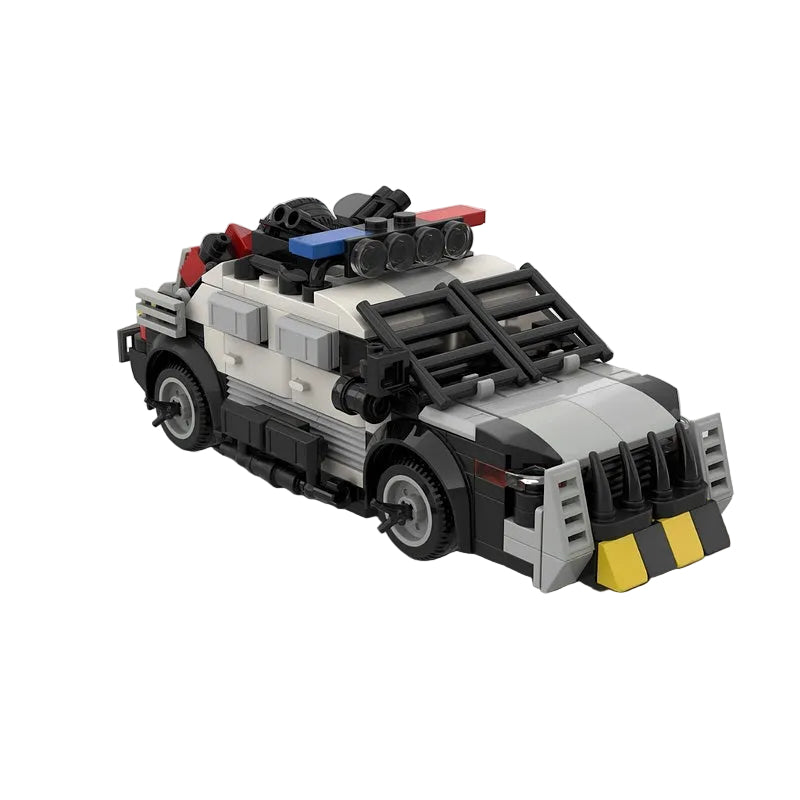 Post-Apocalyptic Armed Patrol Car MOC Building Kit - 1