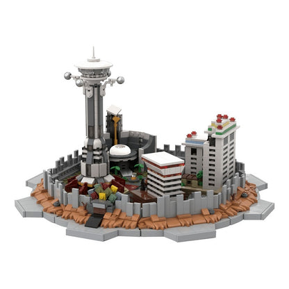 Post-Apocalyptic Casino Strip Skyline Building Kit | Compatible MOC - 3