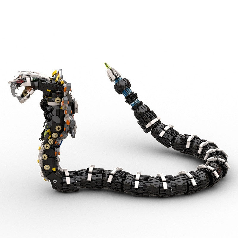 Post-Apocalyptic Cobra Snake Combat Machine Building Kit | LEGO-Compatible MOC - 2