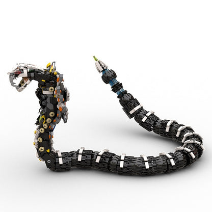 Post-Apocalyptic Cobra Snake Combat Machine Building Kit | LEGO-Compatible MOC - 2