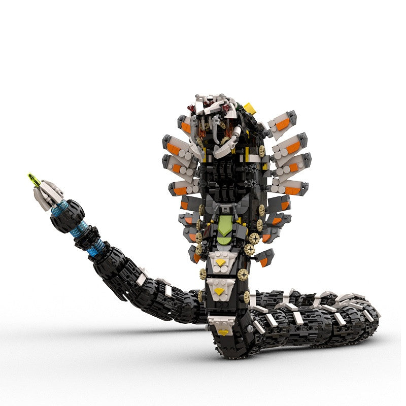 Post-Apocalyptic Cobra Snake Combat Machine Building Kit | LEGO-Compatible MOC - 5
