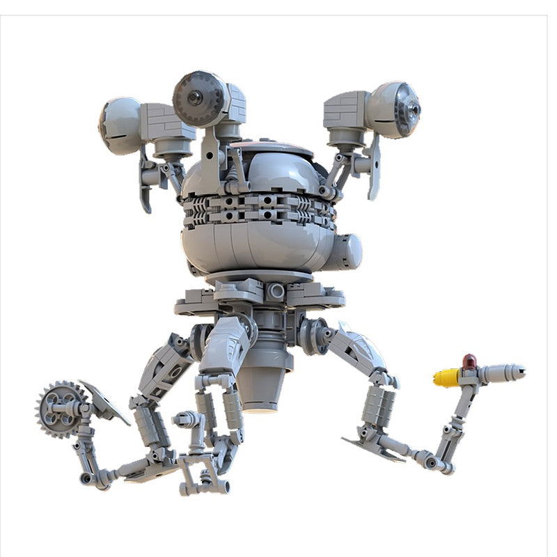 Post-Apocalyptic Floating Butler Robot Building Kit | LEGO-Compatible MOC - 2