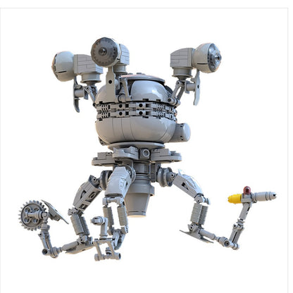 Post-Apocalyptic Floating Butler Robot Building Kit | LEGO-Compatible MOC - 2