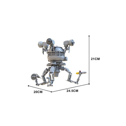 Post-Apocalyptic Floating Butler Robot Building Kit | LEGO-Compatible MOC - 3