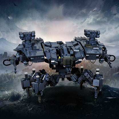 Post-Apocalyptic Heavy Firepower Machine Building Kit | LEGO-Compatible MOC - 1