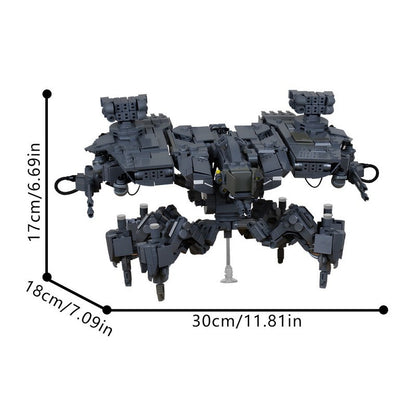 Post-Apocalyptic Heavy Firepower Machine Building Kit | LEGO-Compatible MOC - 3