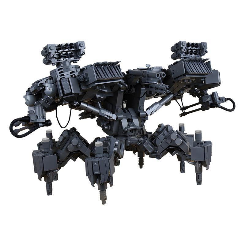 Post-Apocalyptic Heavy Firepower Machine Building Kit | LEGO-Compatible MOC - 4