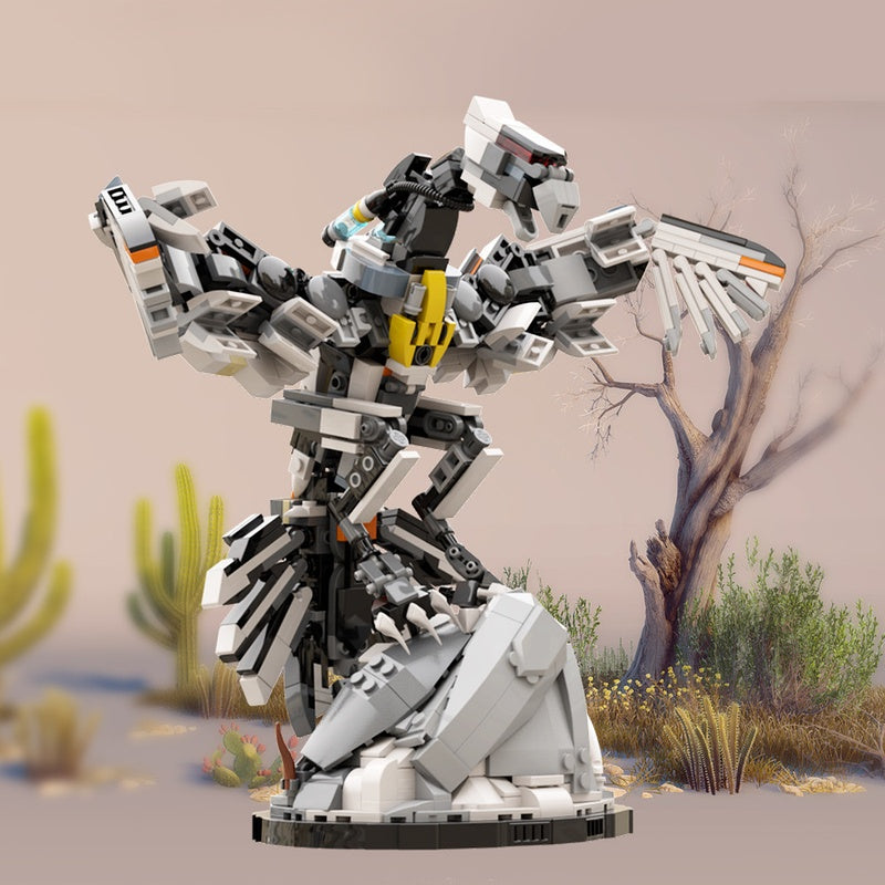 Post-Apocalyptic Mechanical Storm Bird Building Kit | LEGO-Compatible MOC - 1
