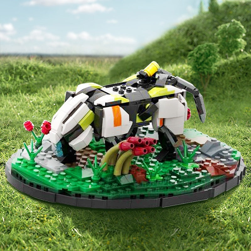 Post-Apocalyptic Mechanical Strider MOC Mecha Building Kit - 2
