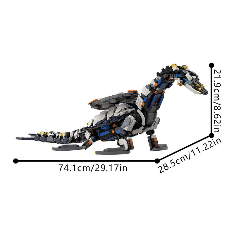 Post-Apocalyptic Sea Monster Machine Building Kit | LEGO-Compatible MOC - 4