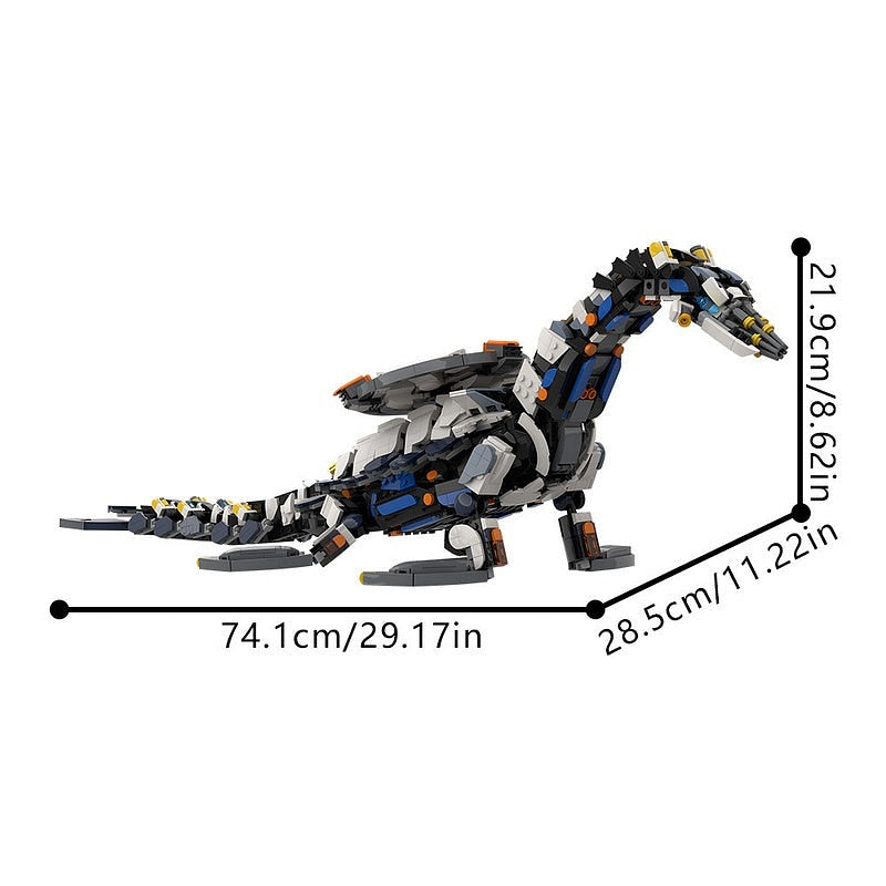 Post-Apocalyptic Sea Monster Machine MOC Building Kit - 3