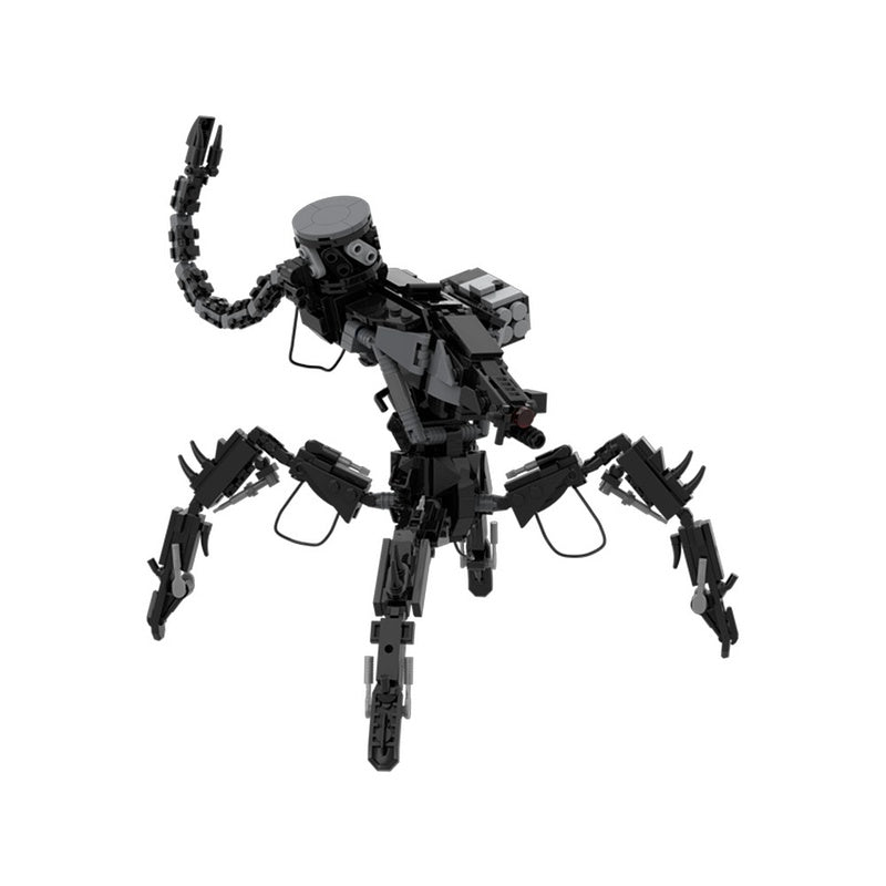 Post-Apocalyptic Spider Combat Machine Robot Building Kit | LEGO-Compatible MOC - 2